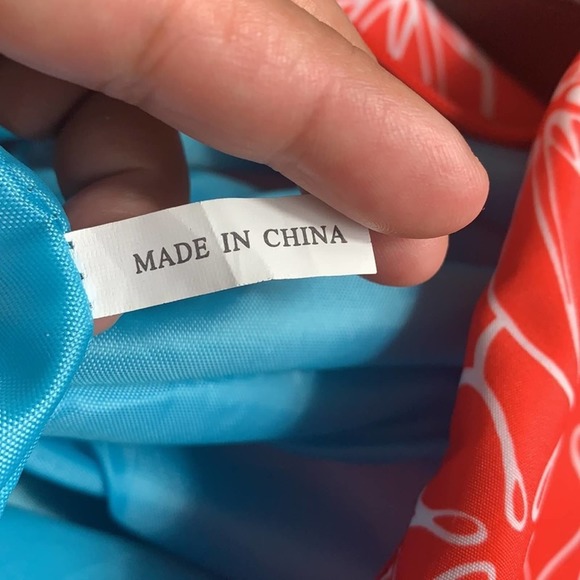 NEIMAN MARCUS 19x16.5 PINK WHITE FLORAL TROPICAL ZIPPER HOBO SHOULDER TOTE BAG - Picture 9 of 9